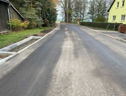 Erneuerung der Kreisstraße in Zieckau